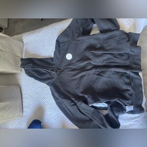 Gray Zip-Up Hoodie